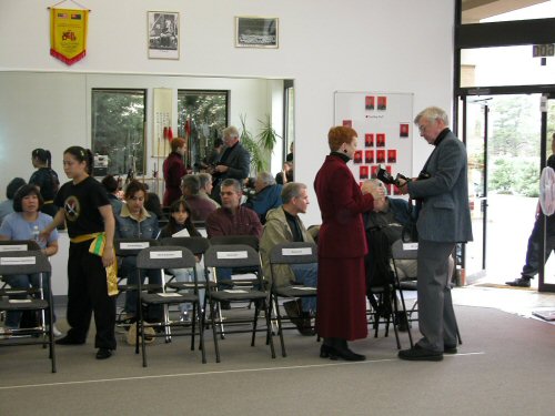 Visitors start arriving